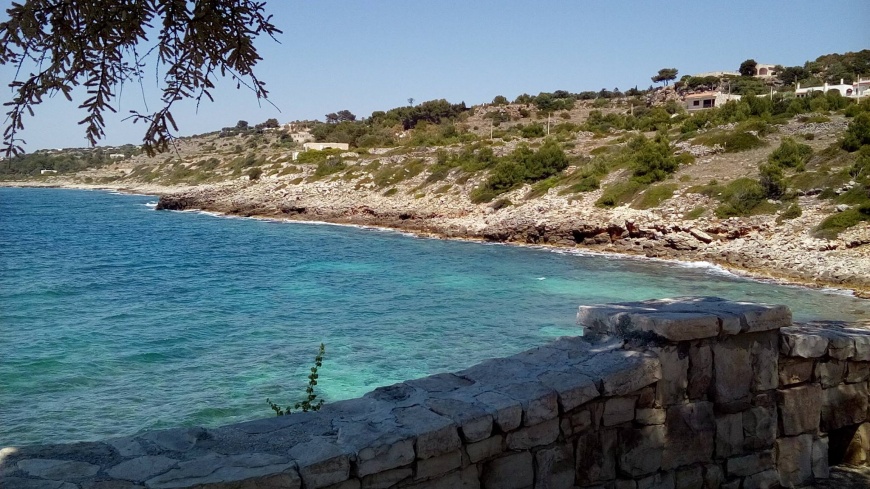 baia di San Gregorio (Leuca) in Puglia