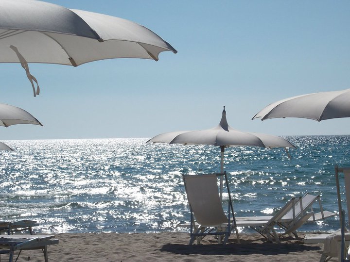 lido balneare sul mare di Grand Hotel Costa Brada a Gallipoli (Salento)