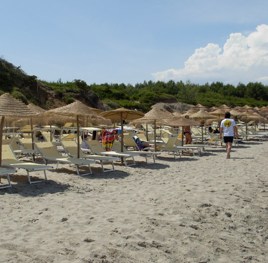 Spiaggia Villaggio Hotel Baia dei Turchi  Otranto, Lecce
