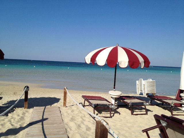 Spiaggia di sabbia fine Hotel Conchiglia Azzurra Porto Cesareo, Lecce