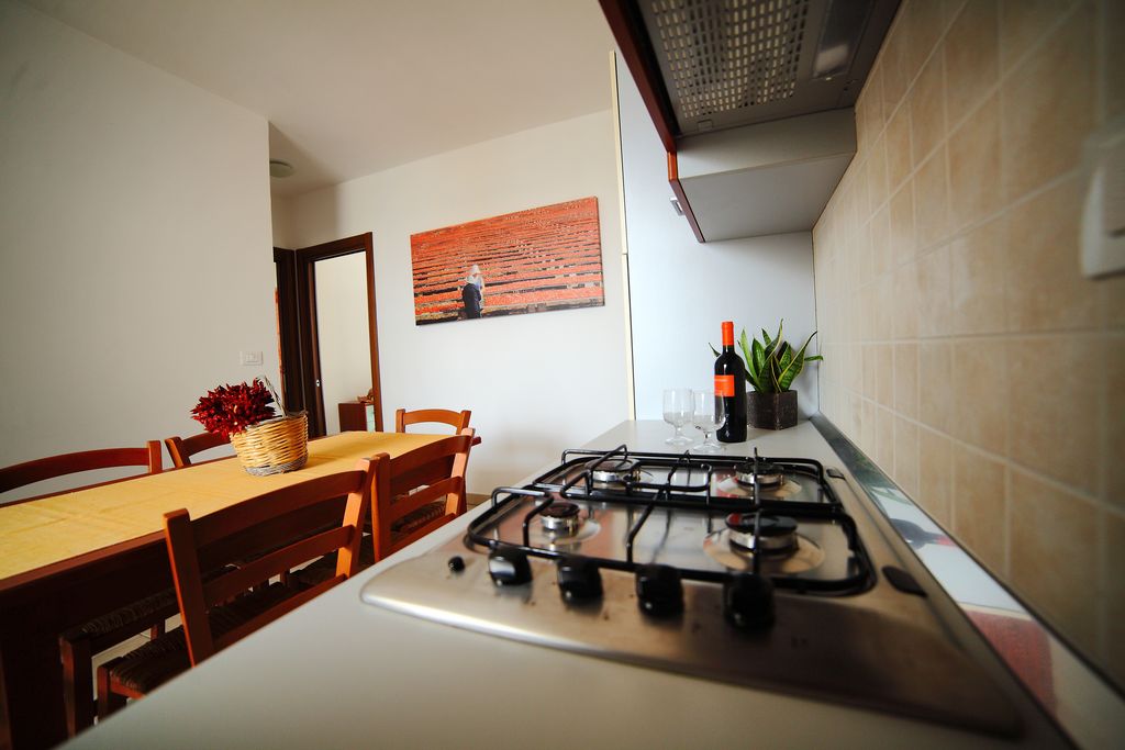 Cucina appartamento Residence Rivamare Resort