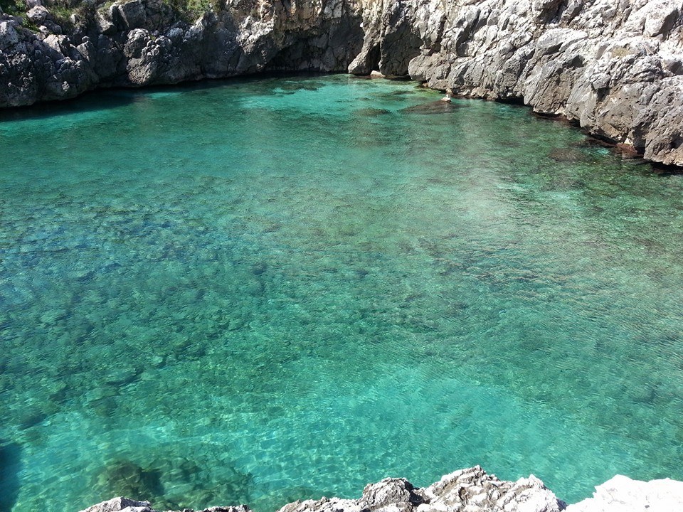 scogliera della costa adriatica fra Castro e Santa Cesarea Terme