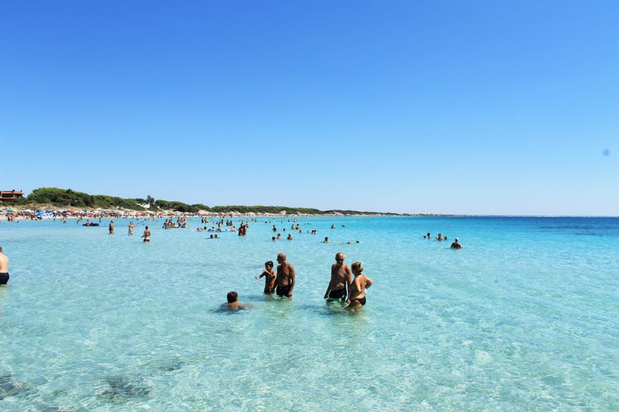 Mare cristallino a Porto Cesareo, Lecce